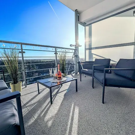 Apartamento Royal Suite, 50 Meters To Beach, 10th Floor, Panoramic View, Parking, Porta Mare Active & *