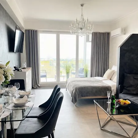 Royal Suite, 50 Meters To Beach, 10th Floor, Panoramic View, Parking, Porta Mare Active & * Dziwnówek