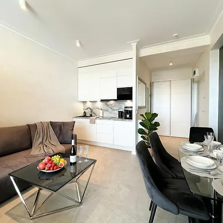Apartmán Royal Suite, 50 Meters To Beach, 10th Floor, Panoramic View, Parking, Porta Mare Active & Dziwnówek