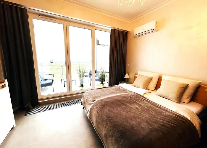 Royal Suite, 50 Meters To Beach, 10th Floor, Panoramic View, Parking, Porta Mare Active & * Dziwnówek