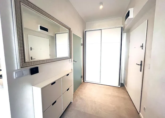 Royal Suite, 50 Meters To Beach, 10th Floor, Panoramic View, Parking, Porta Mare Active & Apartament Dziwnówek