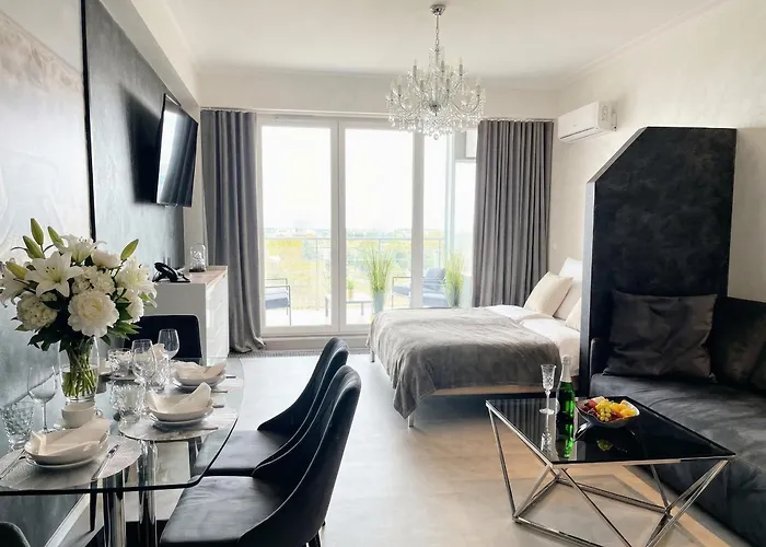 Royal Suite, 50 Meters To Beach, 10th Floor, Panoramic View, Parking, Porta Mare Active & * Dziwnówek