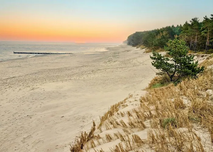 Royal Suite, 50 Meters To Beach, 10th Floor, Panoramic View, Parking, Porta Mare Active & Διαμέρισμα Dziwnówek